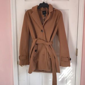 Tan dress coat